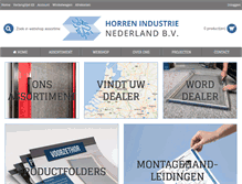 Tablet Screenshot of horrenindustrie.nl